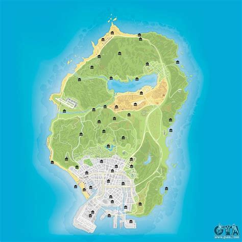 Gta 5 Bank Locations On Map