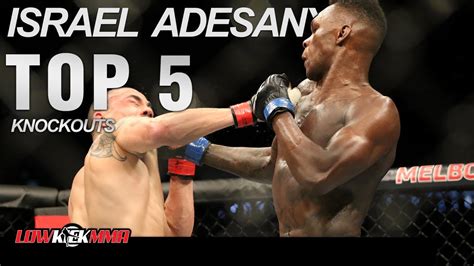 Israel Adesanya's Best Knockouts (Highlights) - YouTube