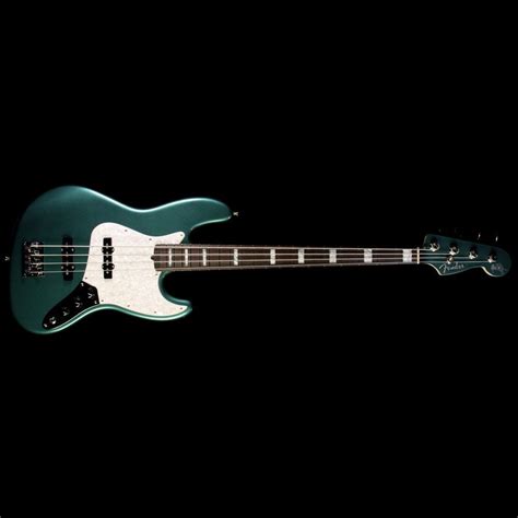 Fender Adam Clayton Signature Jazz Bass Electric Bass Sherwood Green Metallic | Electric bass ...