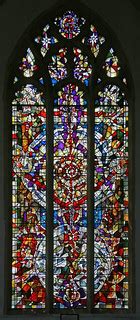 Modern glass, Sutton in the Isle | Window in the chancel of … | Flickr