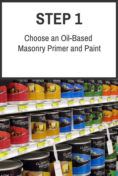 STEP 1: Choose an Oil-Based Masonry Primer and Paint | Concrete bird ...