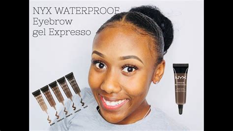 NYX WATERPROOF BROW GEL | REVIEW | EYEBROW TUTORIAL FOR BEGINNERS ...