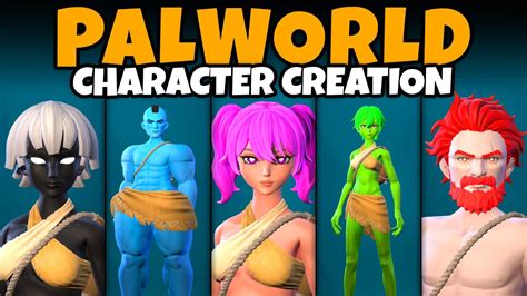 Palworld Full Character Creation (Male & Female, All Customization ...