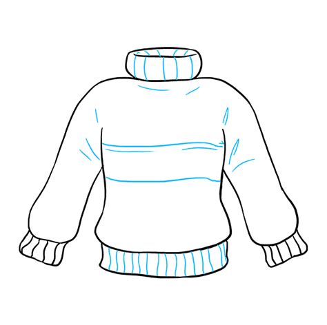 How to Draw a Sweater - Really Easy Drawing Tutorial