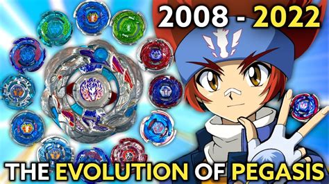 Evolution of PEGASIS (2008-2020) | Beyblade Metal Fight - Burst | PEGASIS THROUGHOUT THE YEARS ...