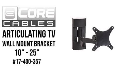 Articulating TV Wall Mount Bracket - 10" - 25" Installation - #17-400 ...