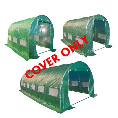 FoxHunter Replacement Polytunnel Greenhouse Pollytunnel Poly Tunnel Cover Only | eBay