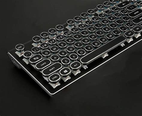 Amazon.com: DoubleW Typewriter Keyboard with LED Backlit & Sidelight ...