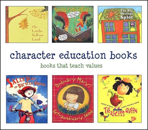 Best Children's Books for Character Education-- this website has ...