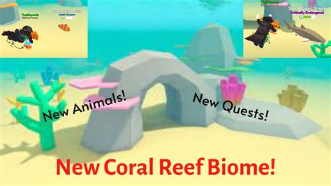 New Coral Reef Biome (Roblox Endangered World) - YouTube