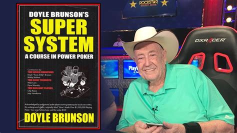 Reading "Super System" By Doyle Brunson - YouTube