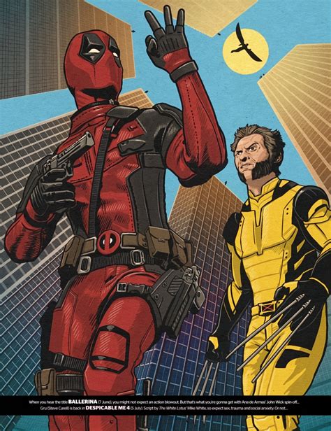 Official Deadpool 3 Art From TotalFilm Magazine : r/deadpool