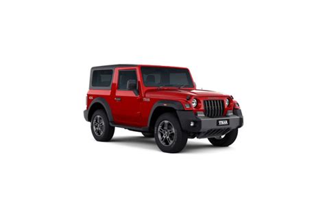 Mahindra Thar Red Rage Colour - Red Rage Thar Price