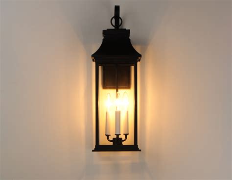 Vicksburg 3-Light Large Outdoor Wall Sconce