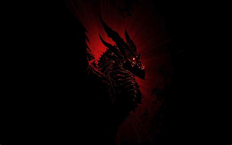 Red and Black Dragon Wallpapers on WallpaperDog