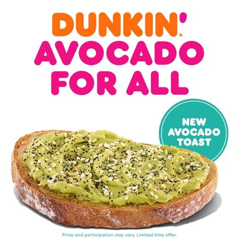 Dunkin' Has Added Avocado Toast To The Menu And It's Topped With Everything Bagel Seasoning