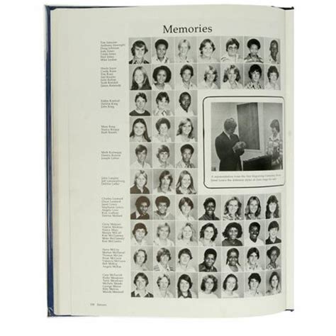 1978-79 Michael Jordan High School Yearbook. Th