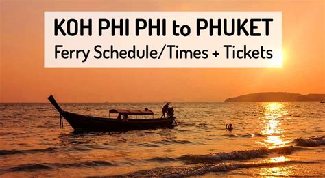 koh-phi-phi-to-phuket-ferry-schedule | Northern Vietnam