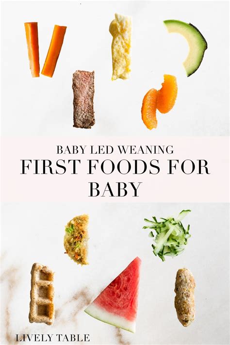 Baby's Very First Foods for Baby Led Weaning - Lively Table