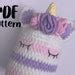 Unicorn Cake PDF PATTERN CROCHET | Etsy