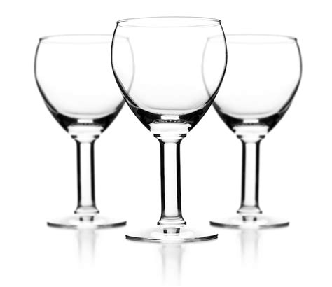 Premium Photo | Set of wine glasses