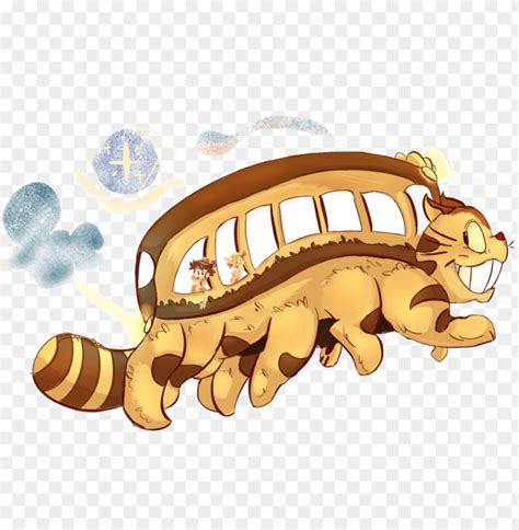 The Magical Catbus - My Neighbor Totoro Cat Bus PNG Transparent With ...