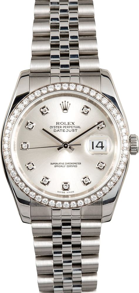 Rolex Datejust 116244 Diamond Bezel