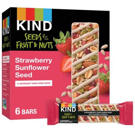 KIND Strawberry Sunflower Bars, 6 ct - Ralphs