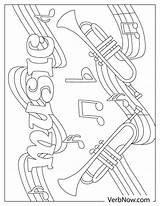 Free MUSIC NOTES Coloring Pages sketch template