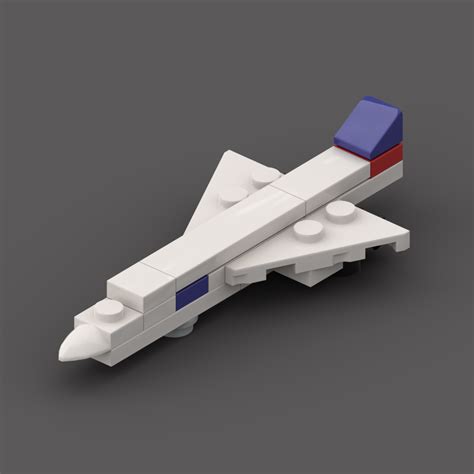 Air France Concorde - the supersonic passenger flight. This LEGO MOC uses about 30 parts with ...