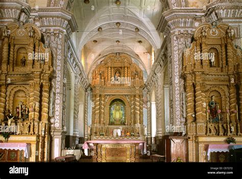 church of divar island goa india Stock Photo - Alamy