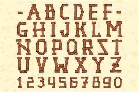 10 Wild Wood Font Images - Wood Fonts Free Download, Wood Fonts Free Download and Wild Fonts ...