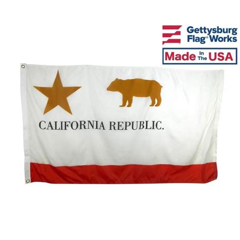 Original California Republic Historical Flag (The Bear Flag)