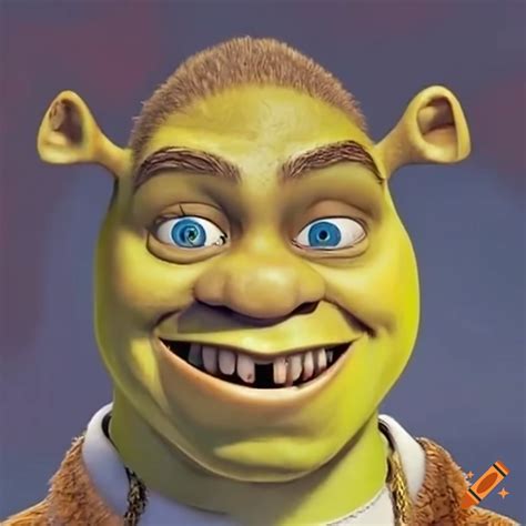 A humorous mashup of movies "bee movie", "shrek", "johnny test" and "cory in the house" on Craiyon