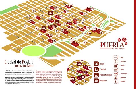 Planos y mapas de Puebla - Guía de Puebla de Zaragoza | México