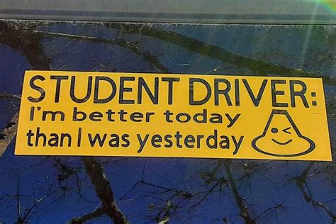 Funny Student Driver DecalStudent Driver DecalLearner's | Etsy