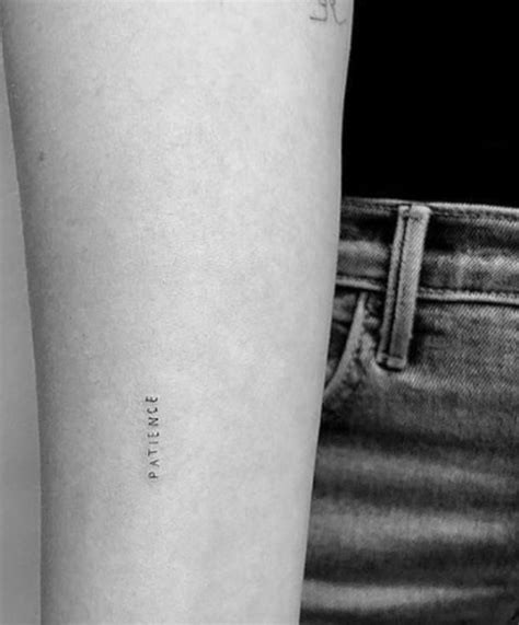 50 Meaningful One Word Tattoos To Ink On Your Body | One word tattoos ...