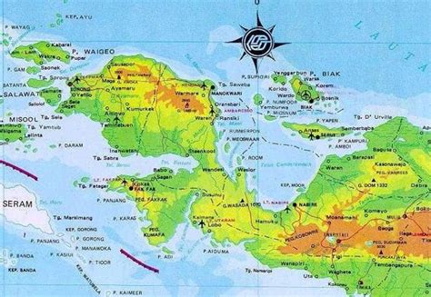 Gambar Peta Papua Lengkap - BROONET