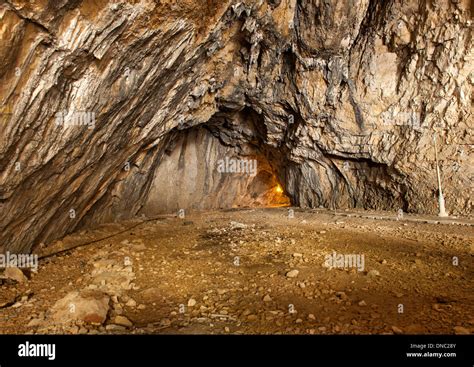 Interior of the Ialomicioara Cave in the Bucegi mountains of the Stock Photo: 64804123 - Alamy