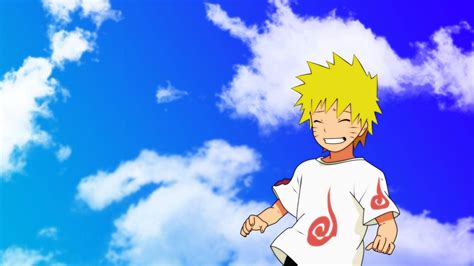 Download Naruto PFP With Cloudy Blue Sky Wallpaper | Wallpapers.com