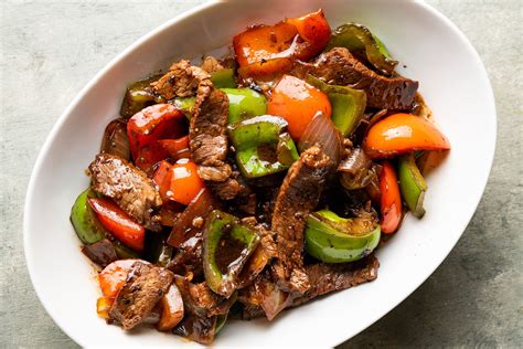 Chinese Beef and Peppers in Black Bean Sauce Recipe