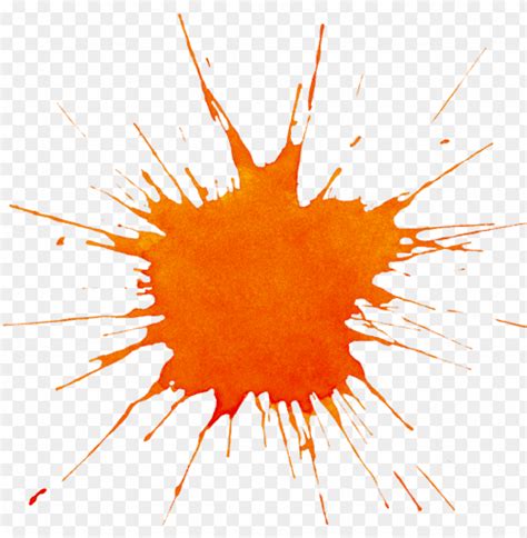 orange-splat - orange paint splash PNG image with transparent ...