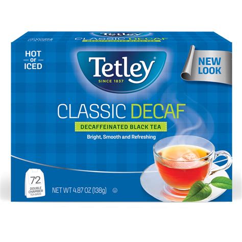 Tetley Classic Decaf Black Tea, 72 Ct Tea Bags - Walmart.com