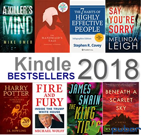 Top 30 Kindle Best Sellers of 2018 (Updating)