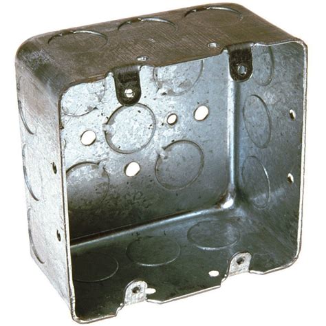 Buy the Hubbell/Raco 683 Square Switch Box, 2-Gang ~ 4" x 2 1/8" Deep | Hardware World