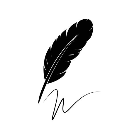 Feather pen logo vector 17092415 Vector Art at Vecteezy