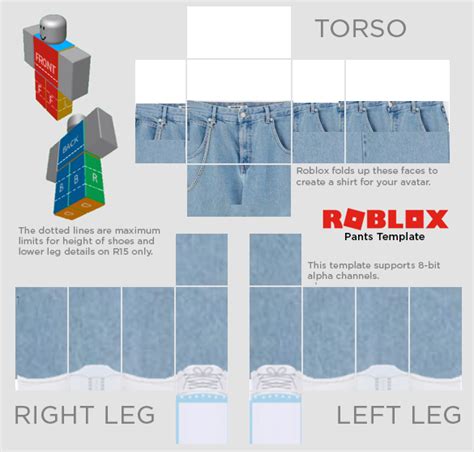 Roblox blue pajama pants template - abilityjnr