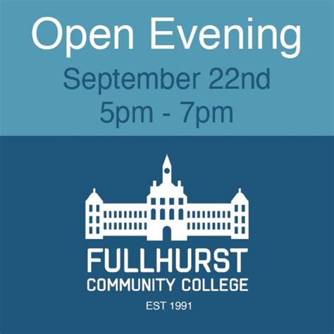 Fullhurst Community College - Open Evening 2022