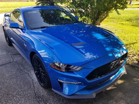 My First Mustang - 2019 Velocity Blue GT Premium w/ PP1 :) I'm in LOVE! : r/Mustang