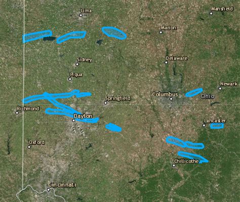 Dayton, Ohio Tornado Map Shows Path of Damage